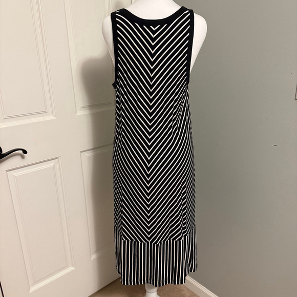 CAbi ATC Wink Dress #5946 Black and White Size L NWOT - Picture 5 of 13